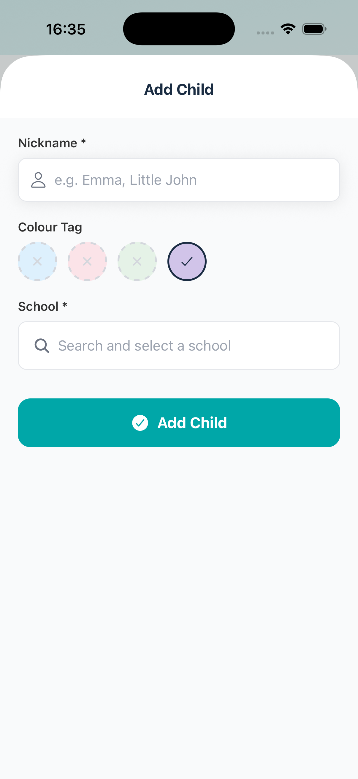 Add child